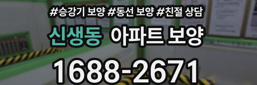 신생동 아파트 보양