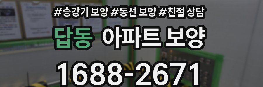 답동 아파트 보양