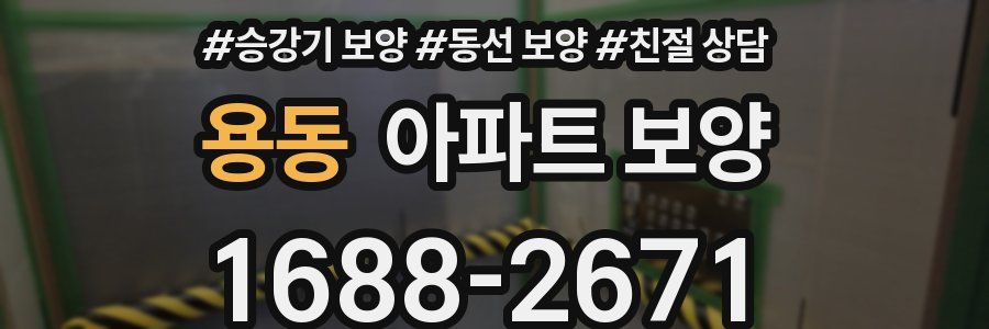 용동 아파트 보양