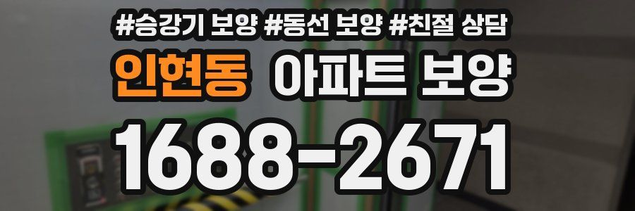 인현동 아파트 보양