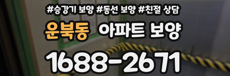 운북동 아파트 보양