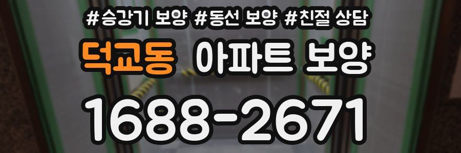덕교동 아파트 보양