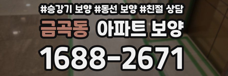 금곡동 아파트 보양