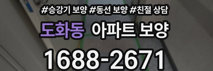 도화동 아파트 보양