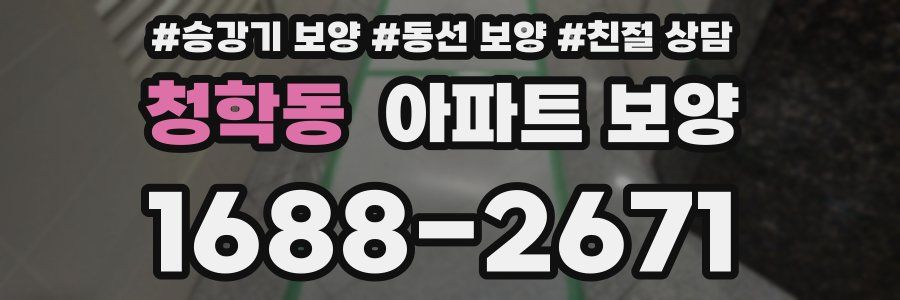 청학동 아파트 보양