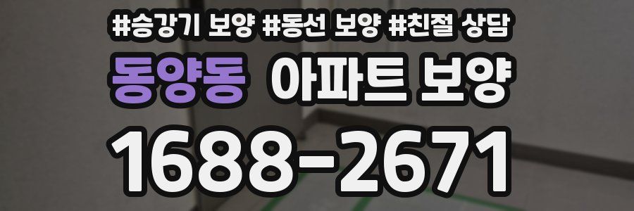 동양동 아파트 보양
