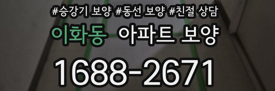 이화동 아파트 보양