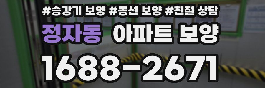 정자동 아파트 보양