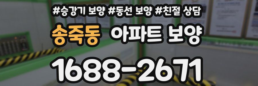 송죽동 아파트 보양