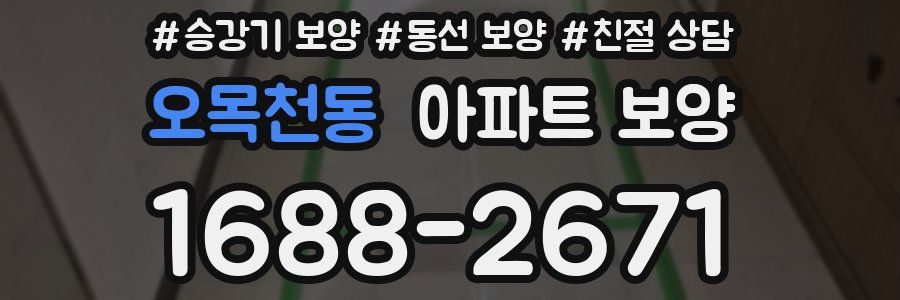 오목천동 아파트 보양