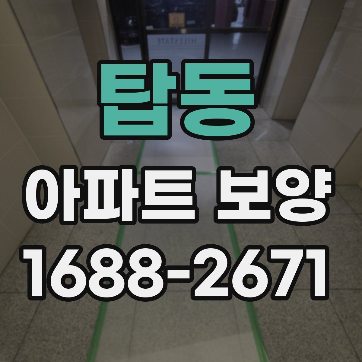 탑동 아파트 보양
