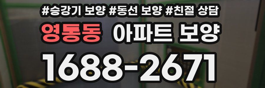 영통동 아파트 보양