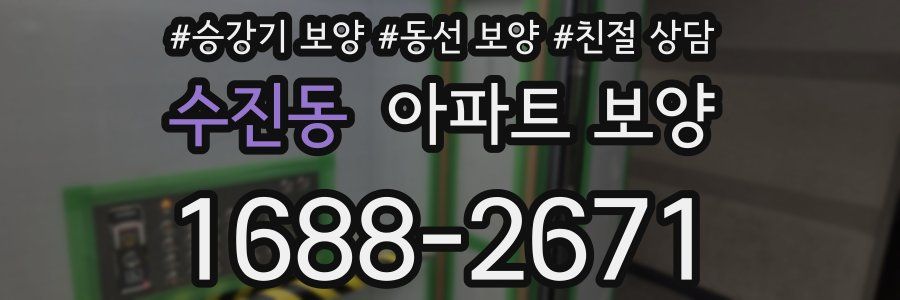 수진동 아파트 보양