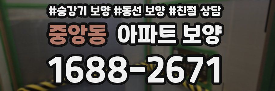 중앙동 아파트 보양