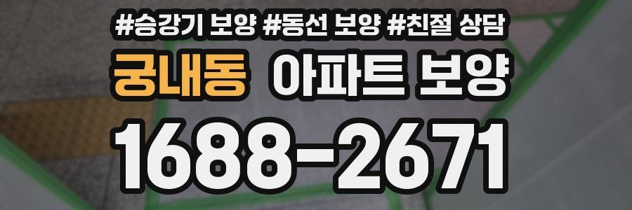 궁내동 아파트 보양