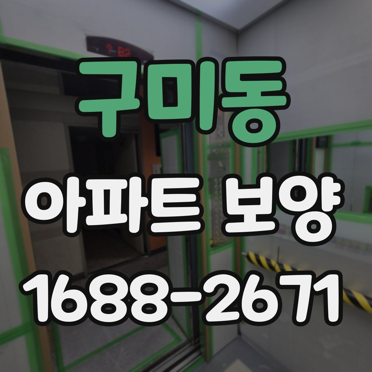 구미동 아파트 보양
