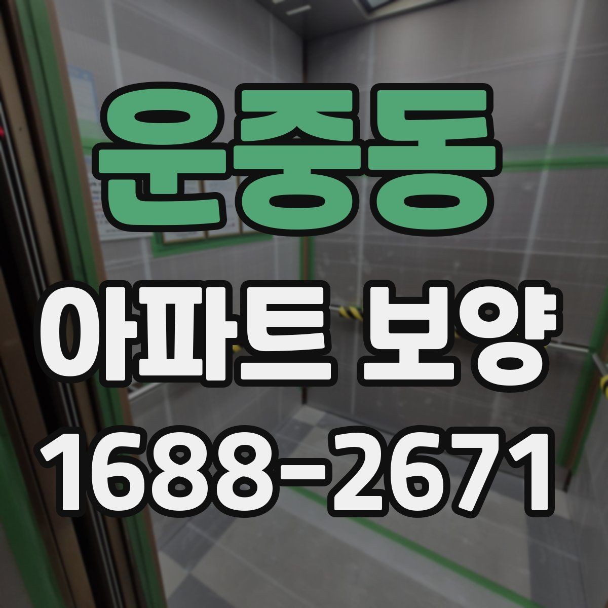 운중동 아파트 보양 공사 전 꼭 확인할 점