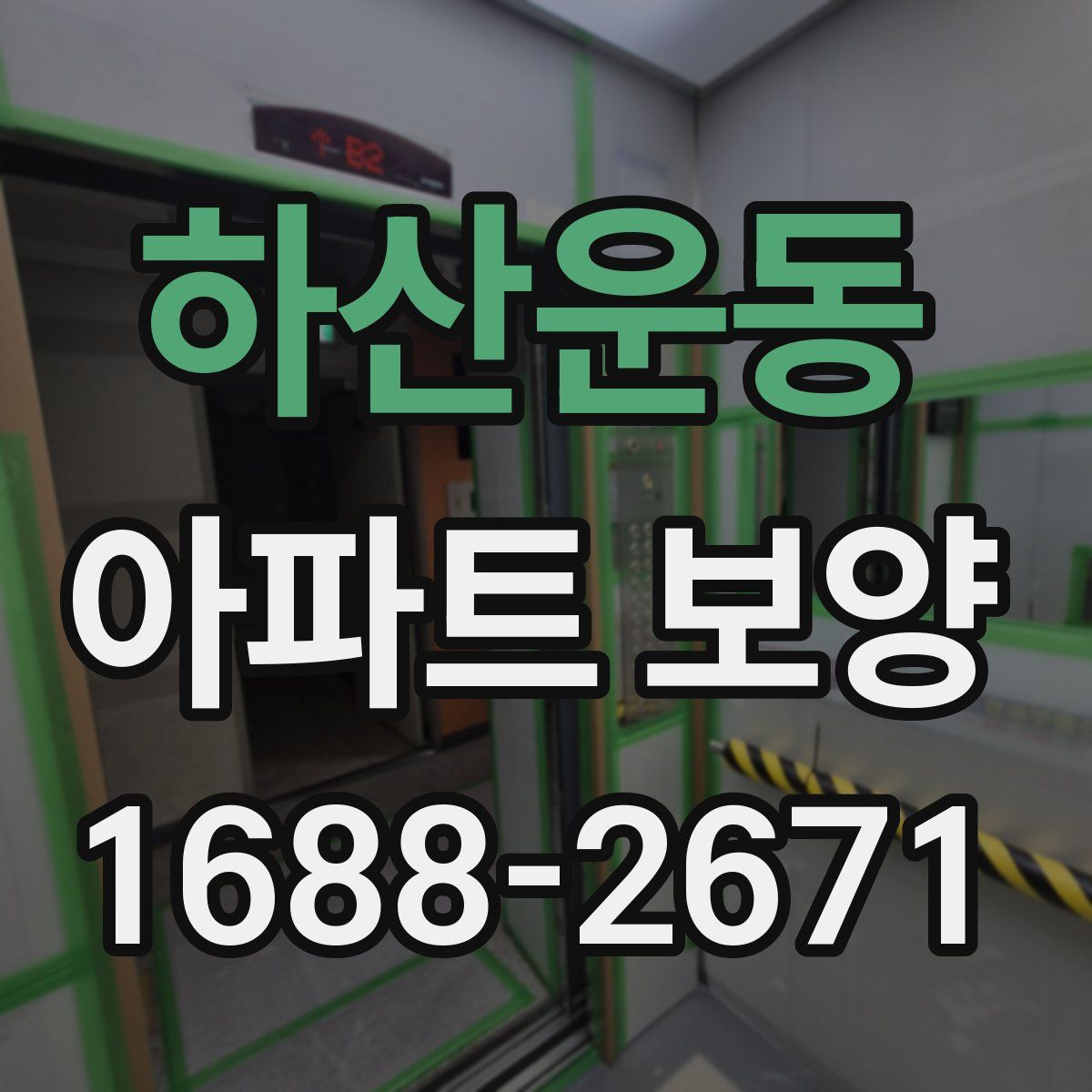 하산운동 아파트 보양