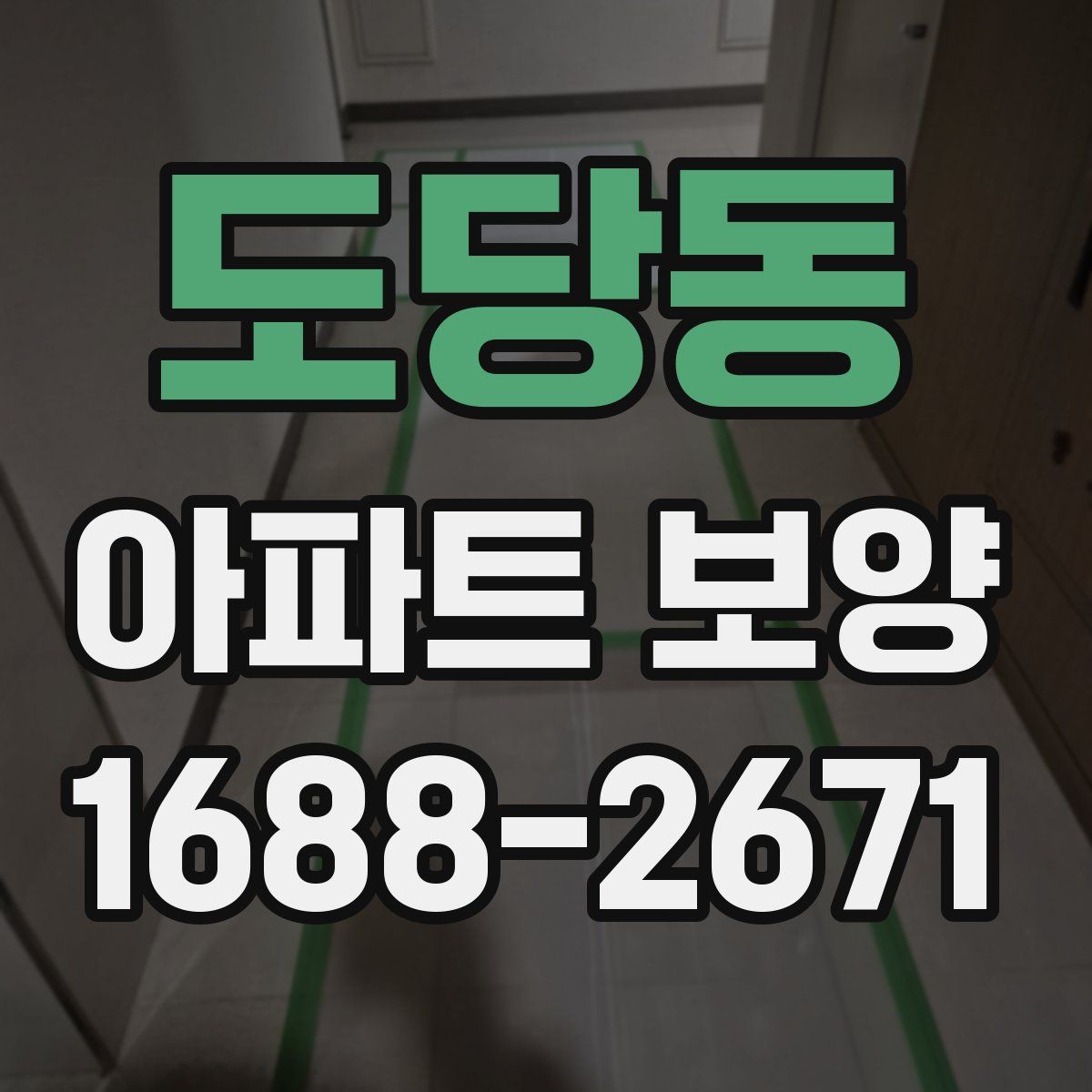 도당동 아파트 보양