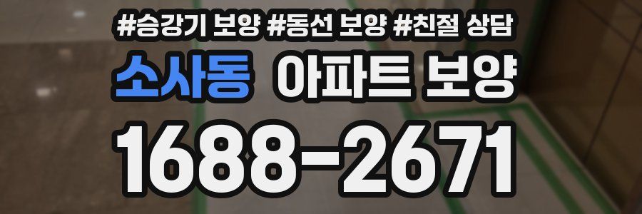 소사동 아파트 보양