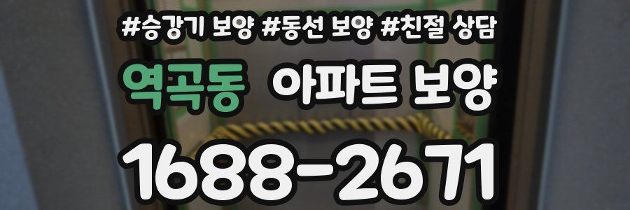 역곡동 아파트 보양