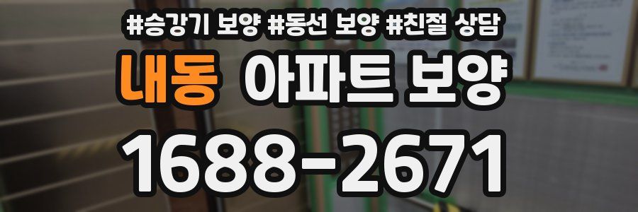 내동 아파트 보양
