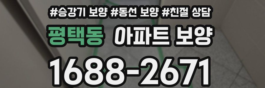 평택동 아파트 보양