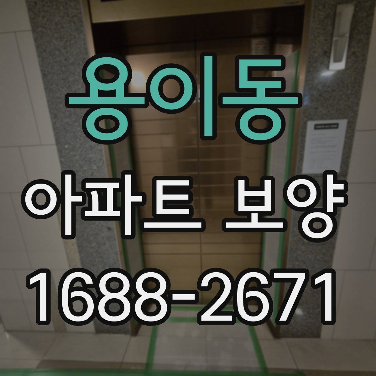 용이동 아파트 보양 범위를 정하기 전 살펴볼 사항