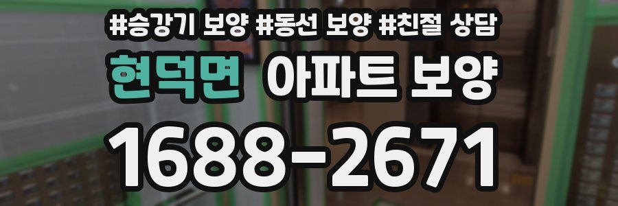 현덕면 아파트 보양