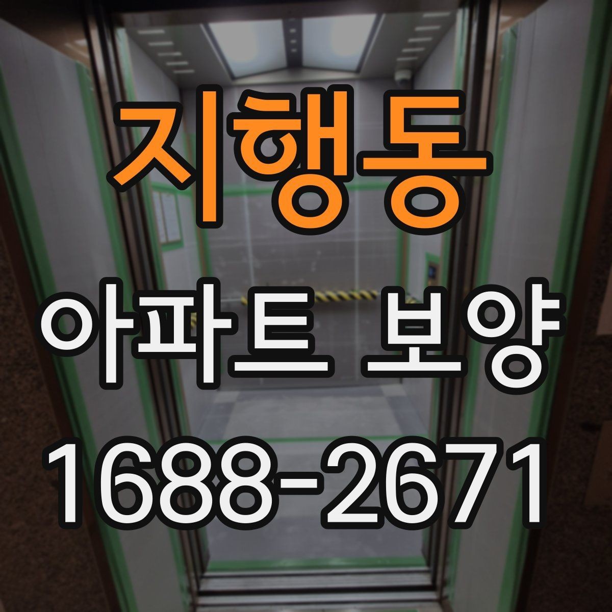 지행동 아파트 보양 비교 시 자주 보는 항목