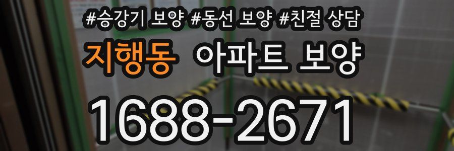 지행동 아파트 보양