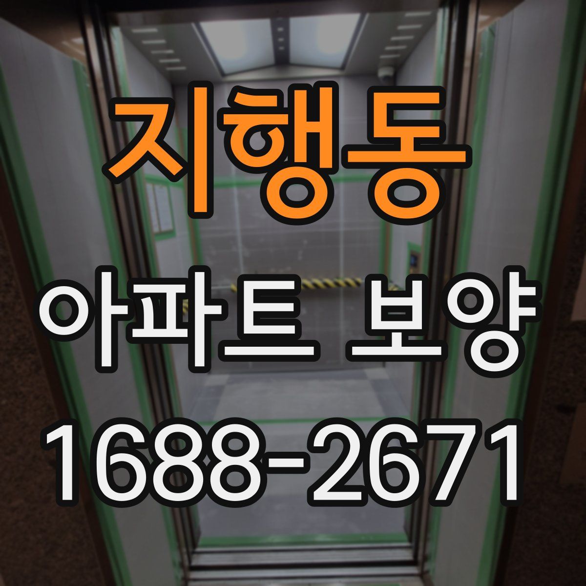 지행동 아파트 보양