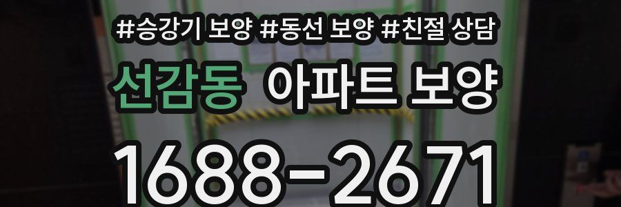 선감동 아파트 보양
