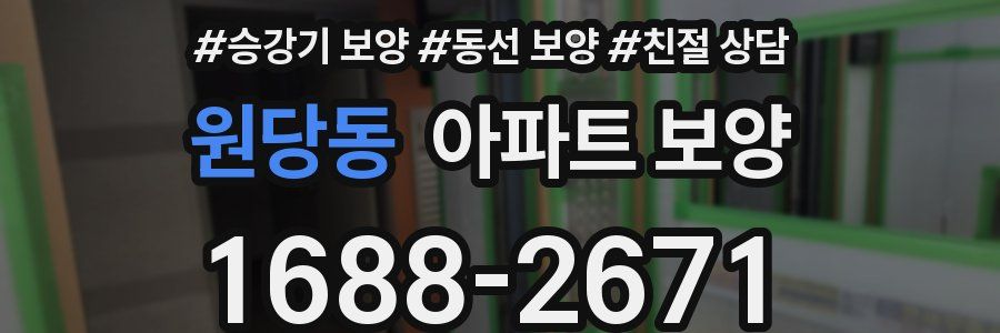 원당동 아파트 보양