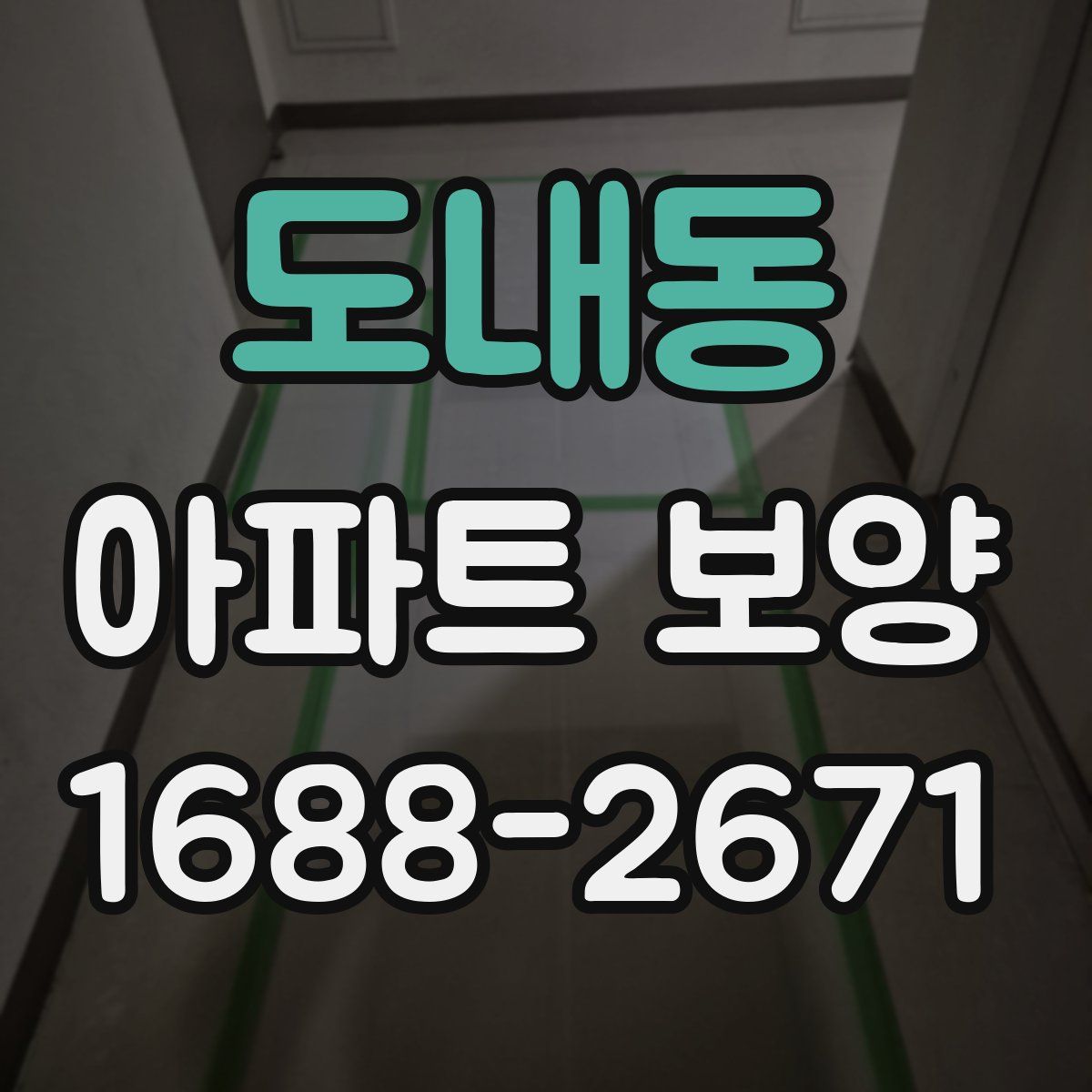 도내동 아파트 보양