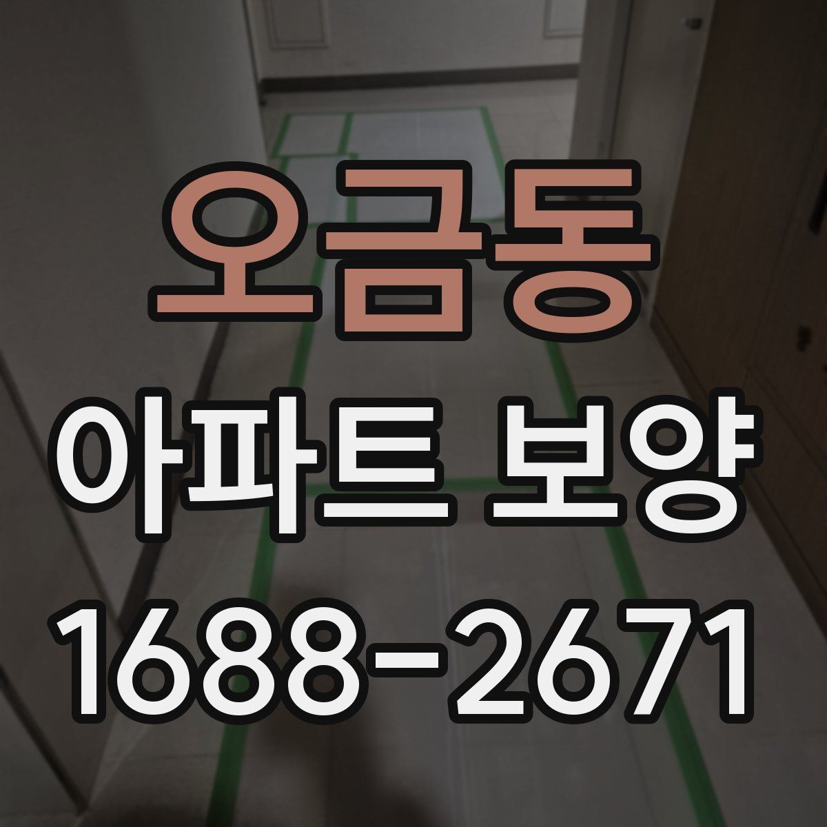 오금동 아파트 보양