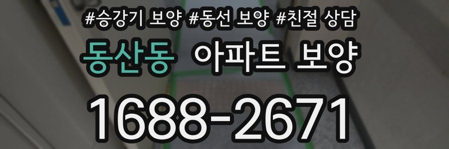 동산동 아파트 보양