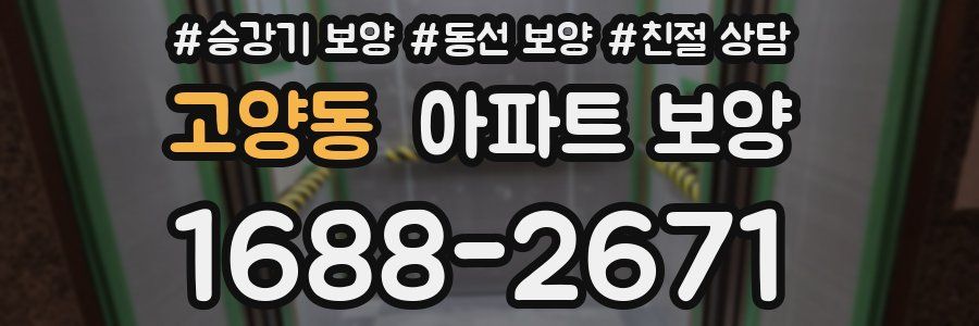고양동 아파트 보양