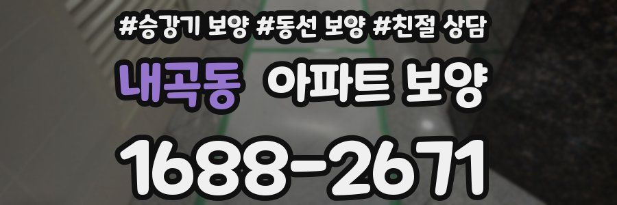 내곡동 아파트 보양