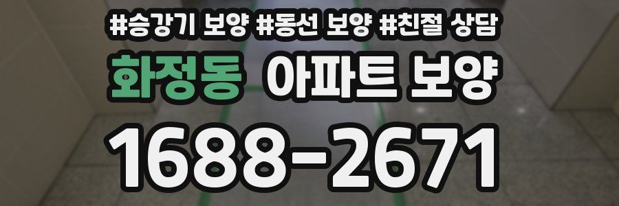 화정동 아파트 보양