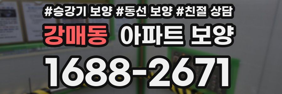 강매동 아파트 보양