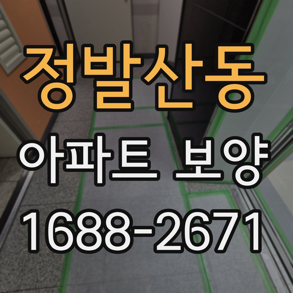 정발산동 아파트 보양 자재와 공정 구성을 함께 보는 법
