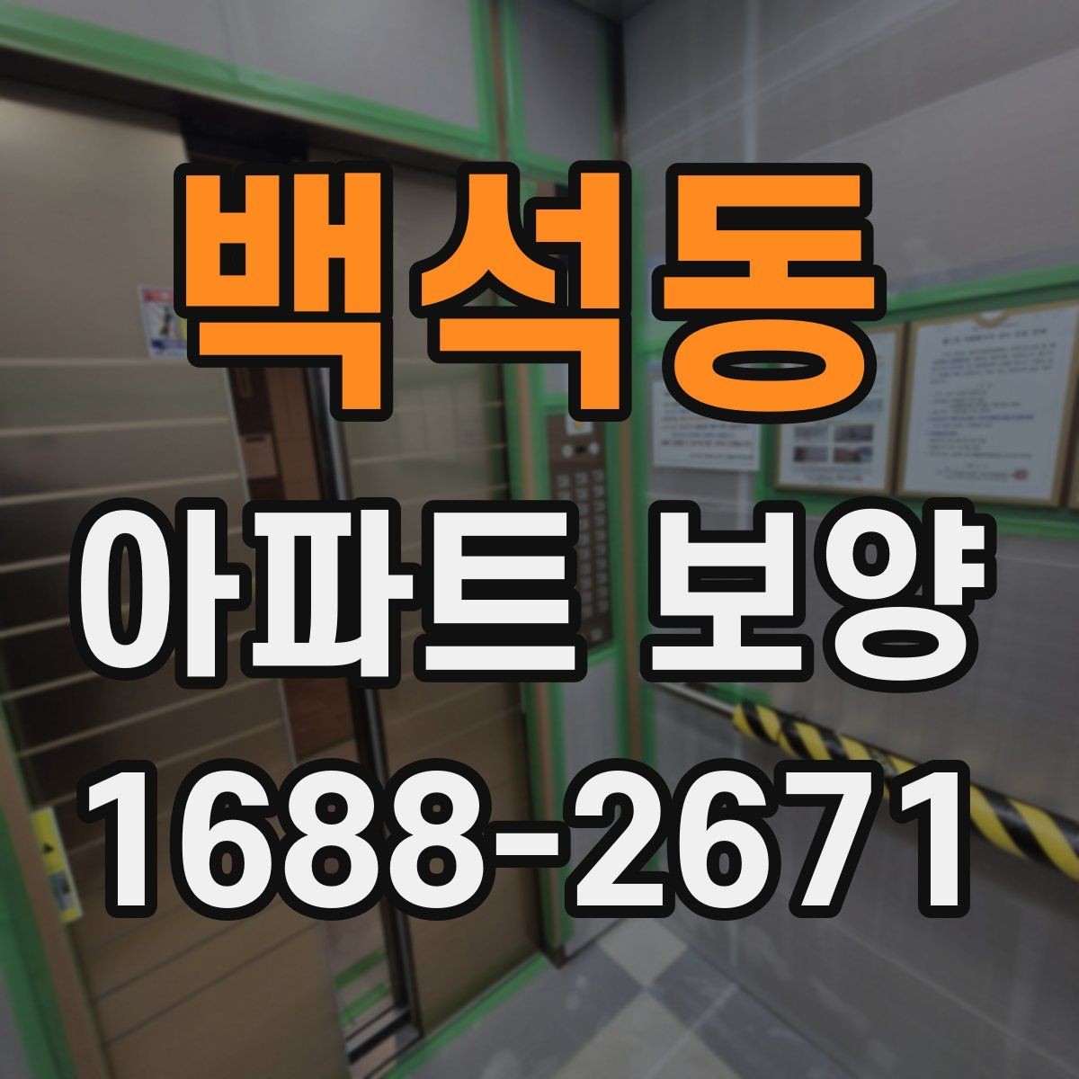 백석동 아파트 보양 마감 전 점검 포인트