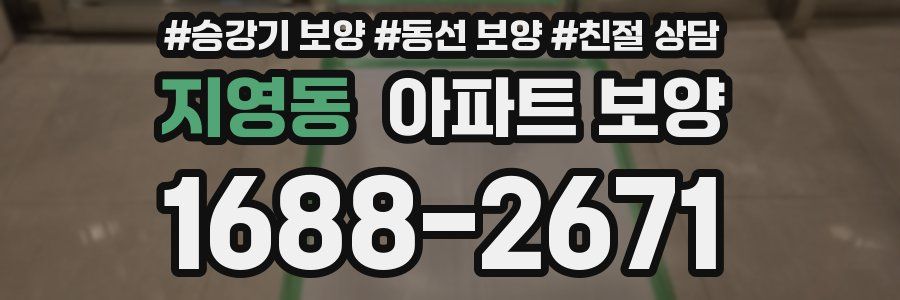 지영동 아파트 보양