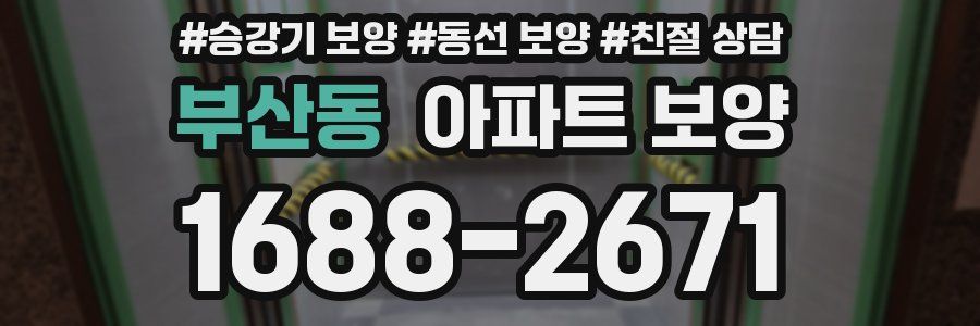 부산동 아파트 보양