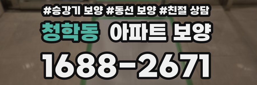 청학동 아파트 보양