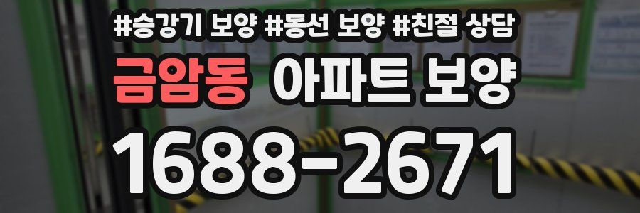 금암동 아파트 보양
