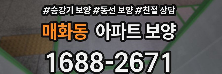 매화동 아파트 보양