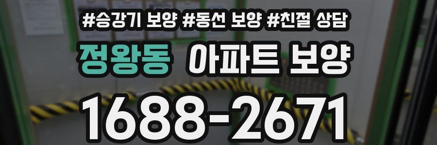 정왕동 아파트 보양