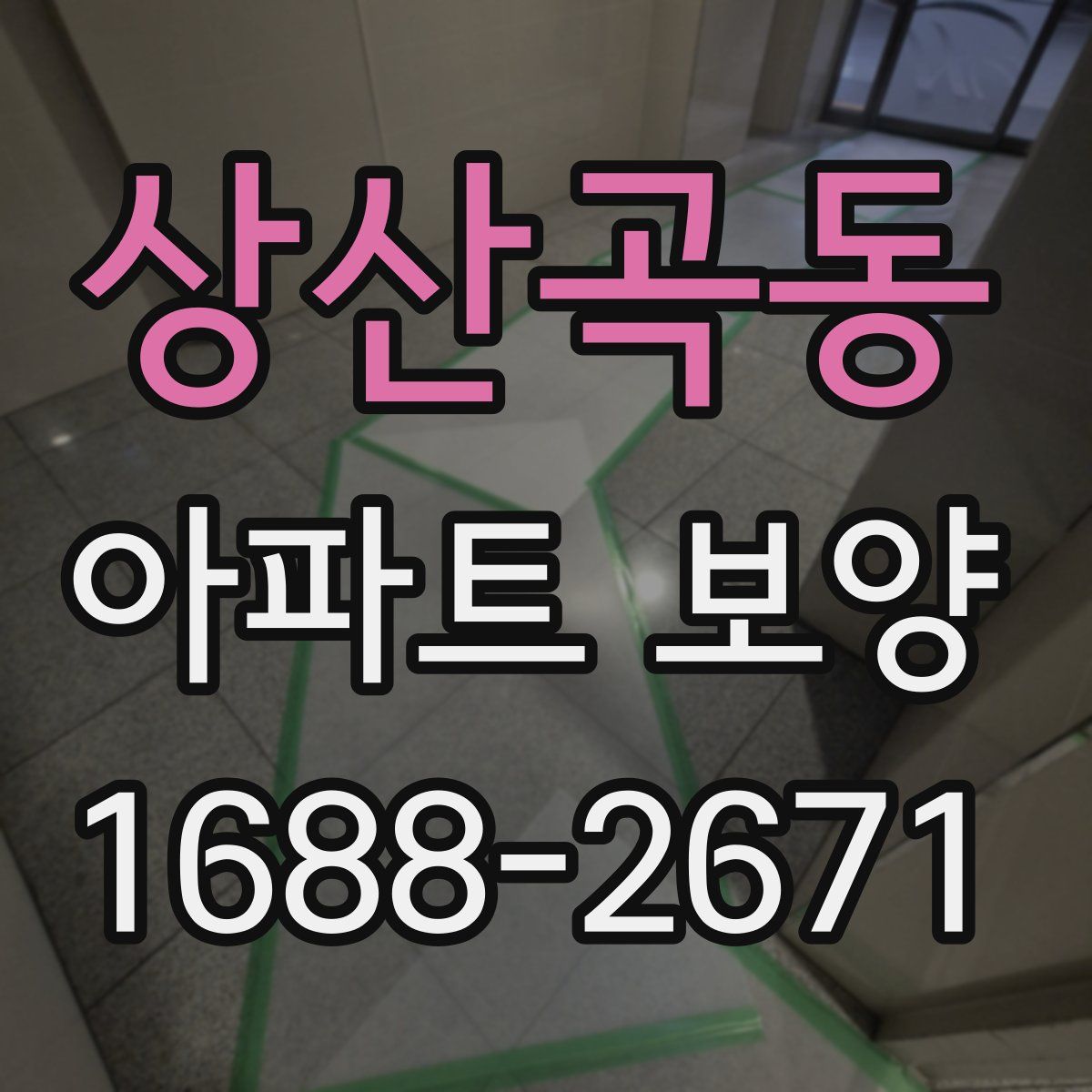 상산곡동 아파트 보양